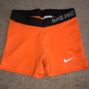 Nike pro spandex shorts